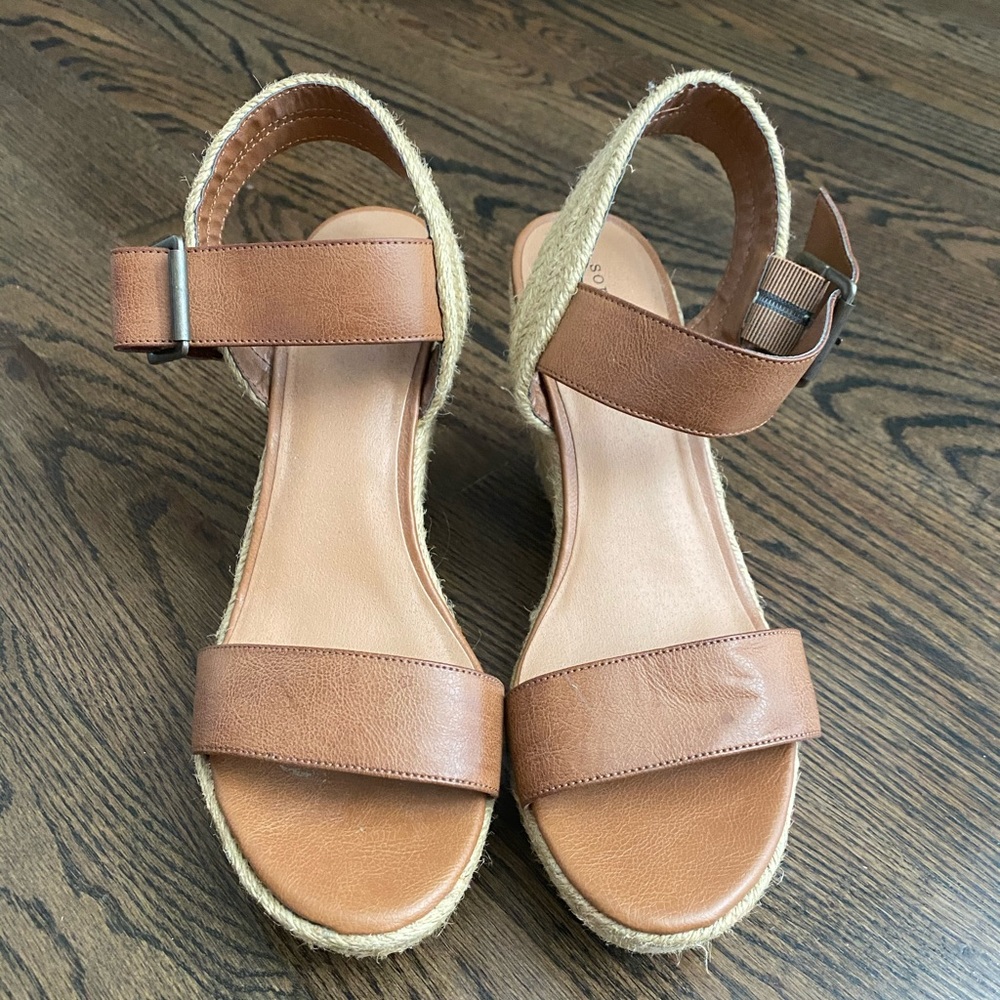 Sonoma espadrille wedge sandals 9.5
